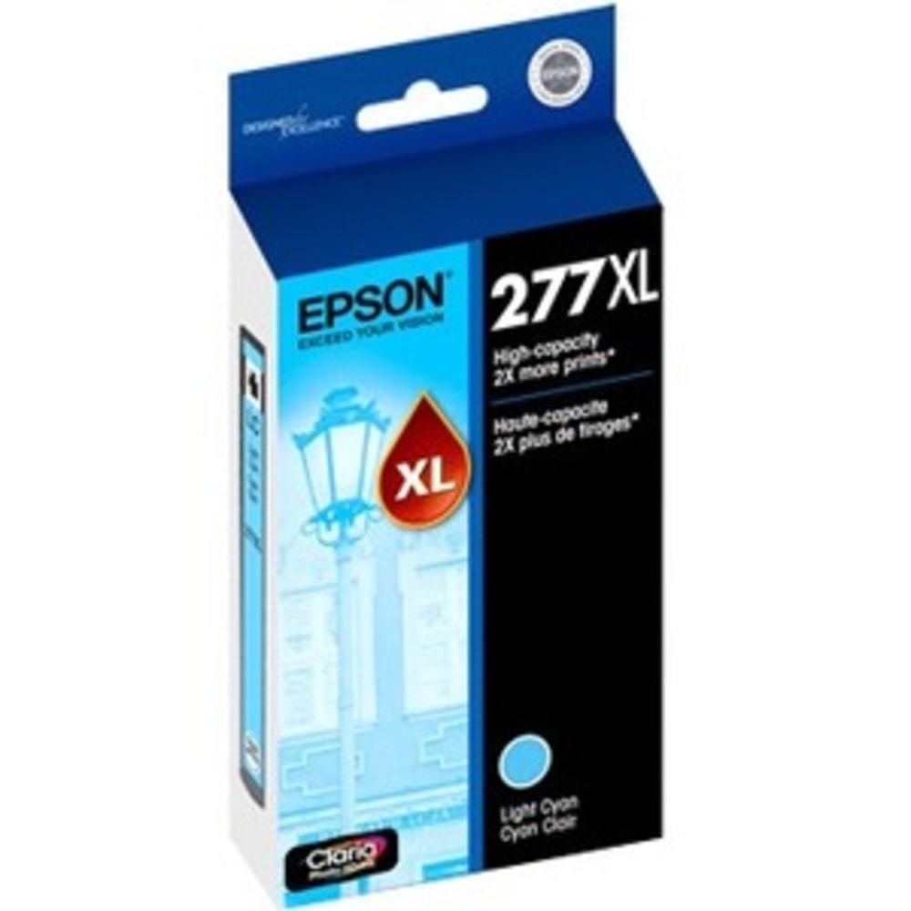 Epson 277XL Claria Light Cyan High-Yield Ink Cartridge, T277XL520 MPN:T277XL520-S