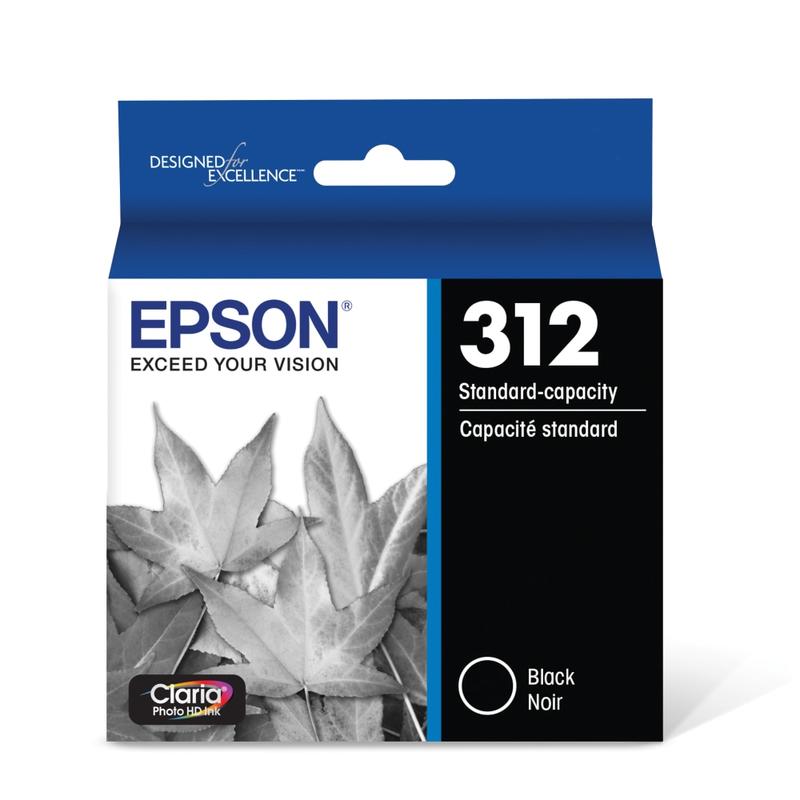Epson 312 Claria Photo Black Ink Cartridge, T312120-S MPN:T312120-S