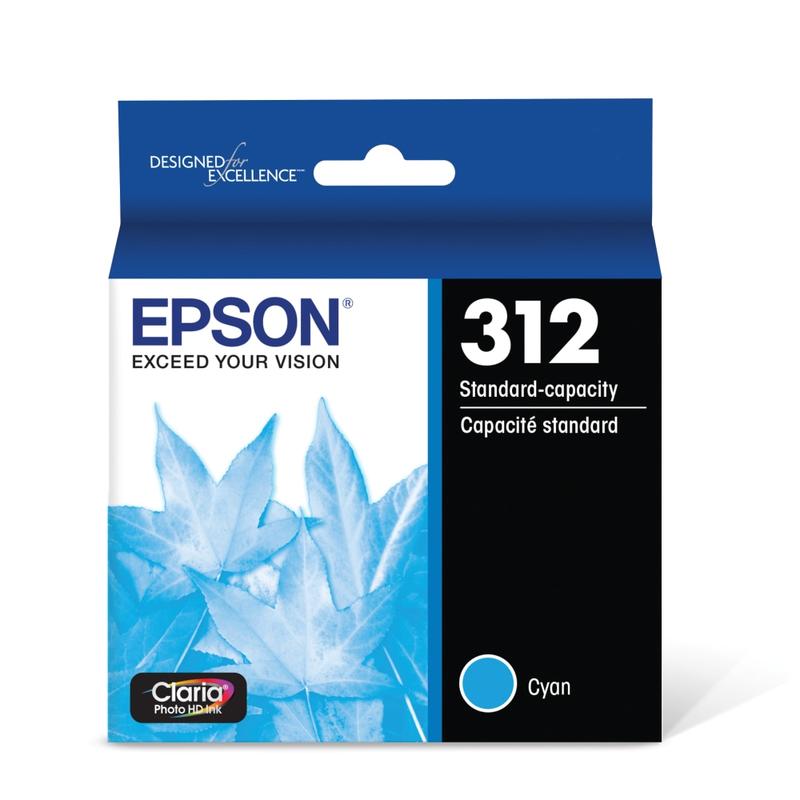 Epson 312 Claria Photo Cyan Ink Cartridge, T312220-S MPN:T312220-S