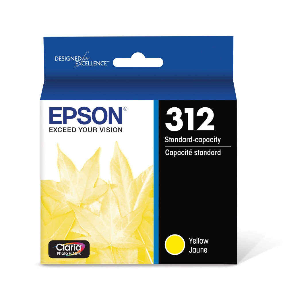 Epson 312 Claria Photo Yellow Ink Cartridge, T312420-S MPN:T312420-S