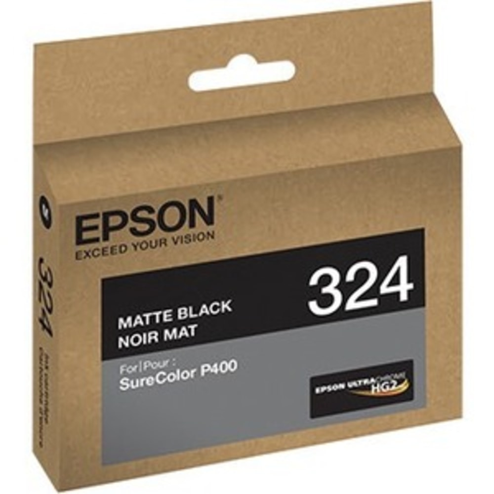 Epson UltraChrome 324 Original Inkjet Ink Cartridge - Matte Black Pack - Inkjet MPN:T324820