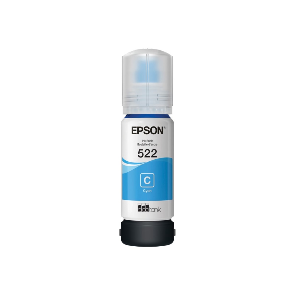 Epson 522 EcoFit Cyan High-Yield Ink Bottle, T522220-S MPN:T522220-S