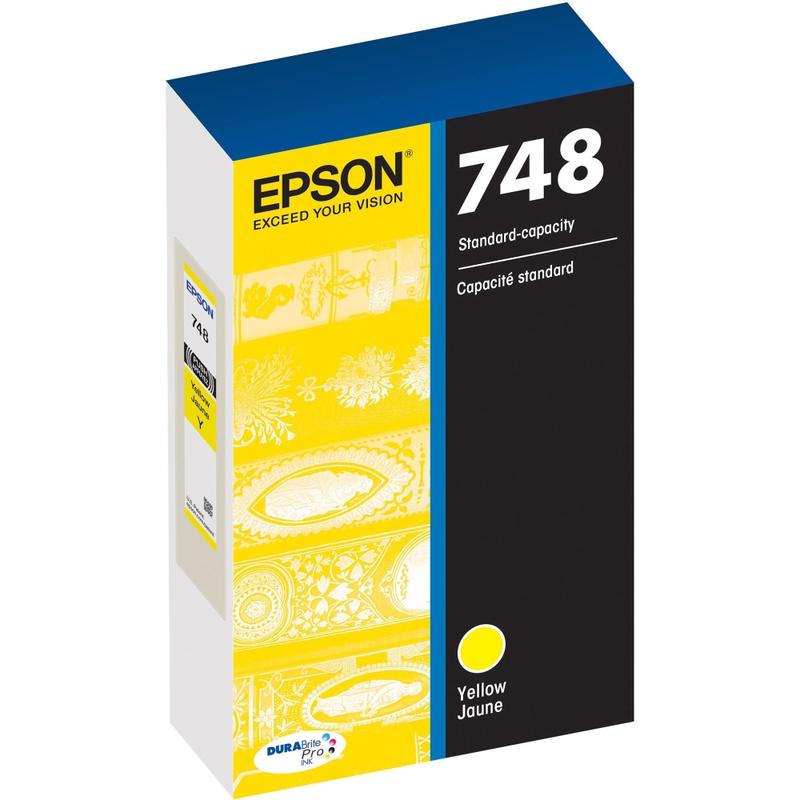 Epson T748 Yellow Ink Cartridge, T748420 MPN:T748420