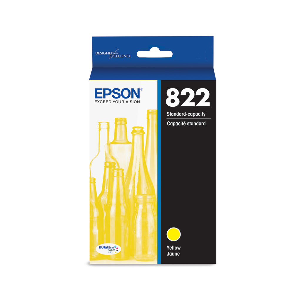Epson 822 DuraBrite Ultra Yellow Ink Cartridge, T822420-S MPN:T822420-S