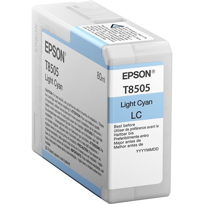Epson UltraChrome HD T850 Original Inkjet Ink Cartridge - Light Cyan Pack - Inkjet MPN:T850500