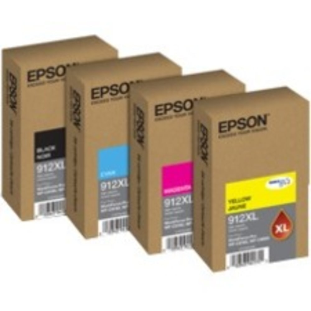 Epson DURABrite Pro 912XL Original High Yield Inkjet Ink Cartridge - Black Pack - 5800 Pages MPN:T912XL120