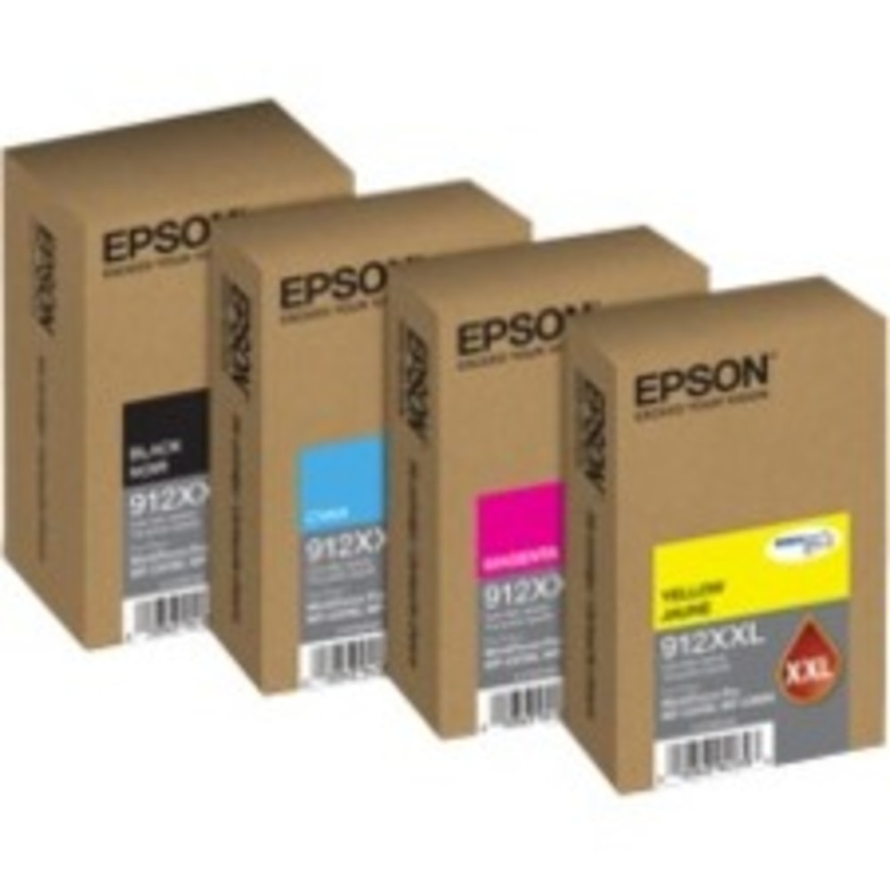 Epson DURABrite Pro 912XXL Original Extra High Yield Inkjet Ink Cartridge - Cyan Pack - 8000 Pages MPN:T912XXL220