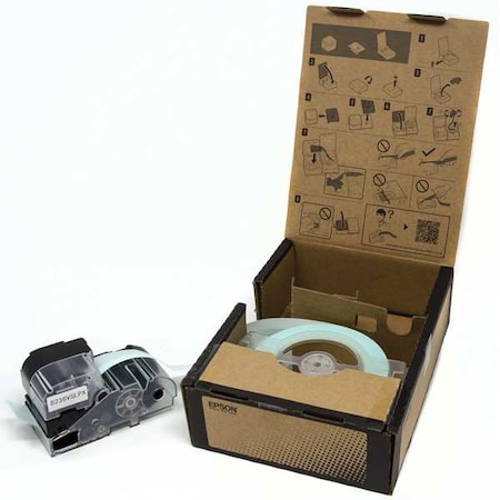 WraparoundLabel, White, Vinyl, 1-1/2inW MPN:60YR09