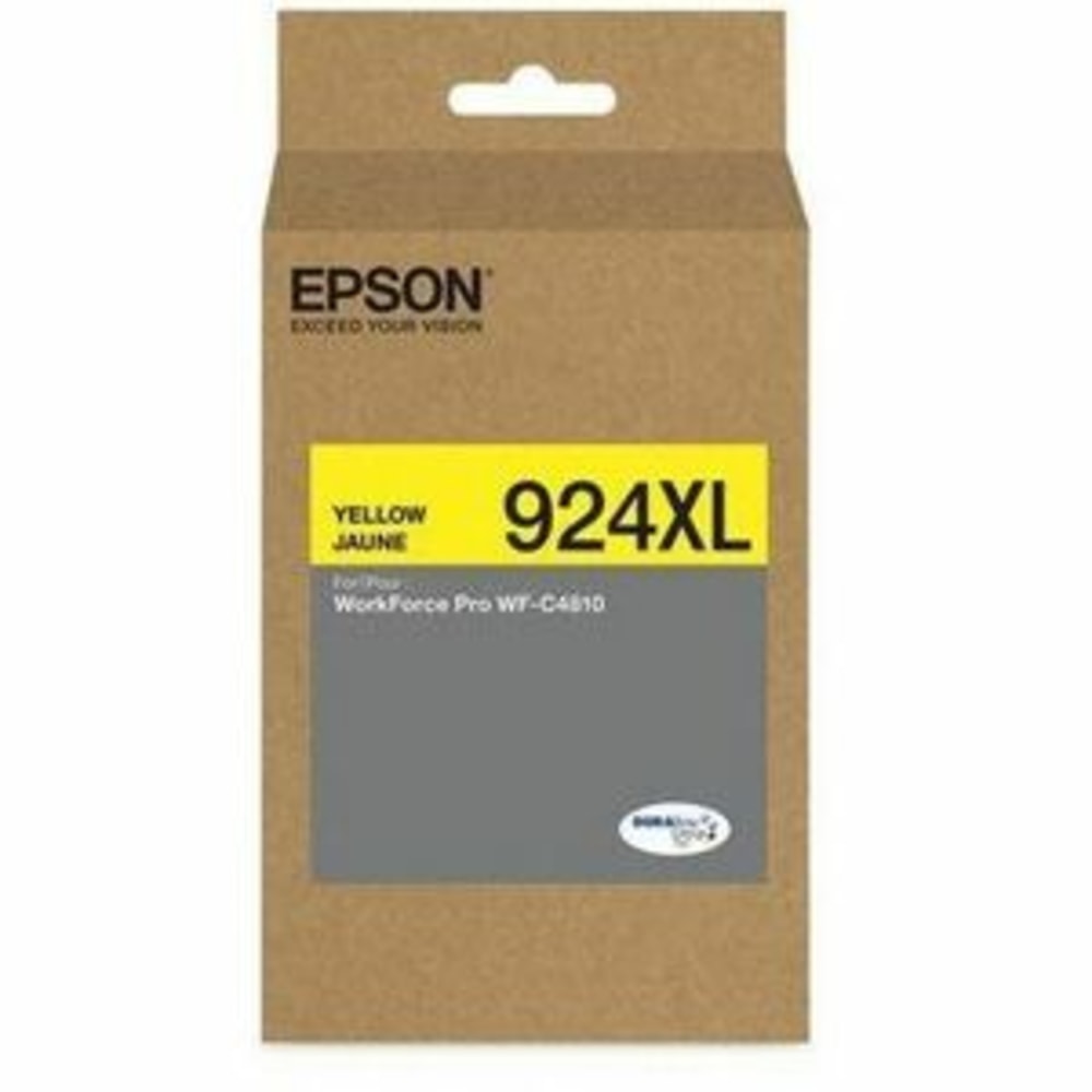 Epson 924xl Original High Yield Inkjet Ink Cartridge - Yellow Pack - Inkjet - High Yield MPN:T924XL420