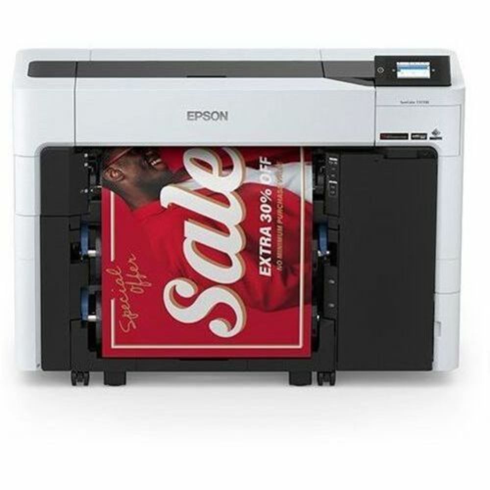 Epson SureColor T3770DR PostScript A1 Inkjet Large Format Printer - 24in Print- Color - 6 Color(s) - 65 Second Color Speed - SCT3770DR MPN:SCT3770DR