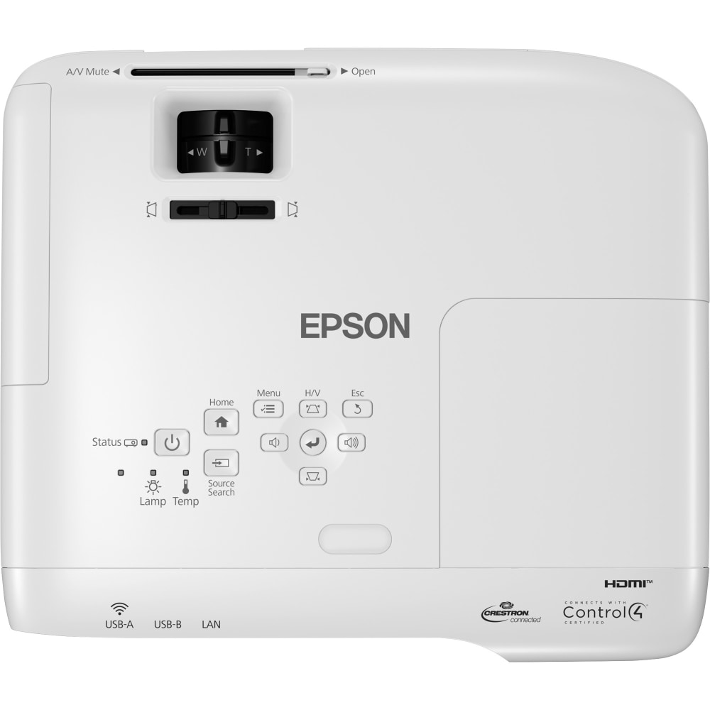 Epson PowerLite 118 LCD Projector - 4:3 - Ceiling Mountable - 1024x 768 - Front, Ceiling, Rear - 8000 Hour Normal Mode - V11HA03020 MPN:V11HA03020