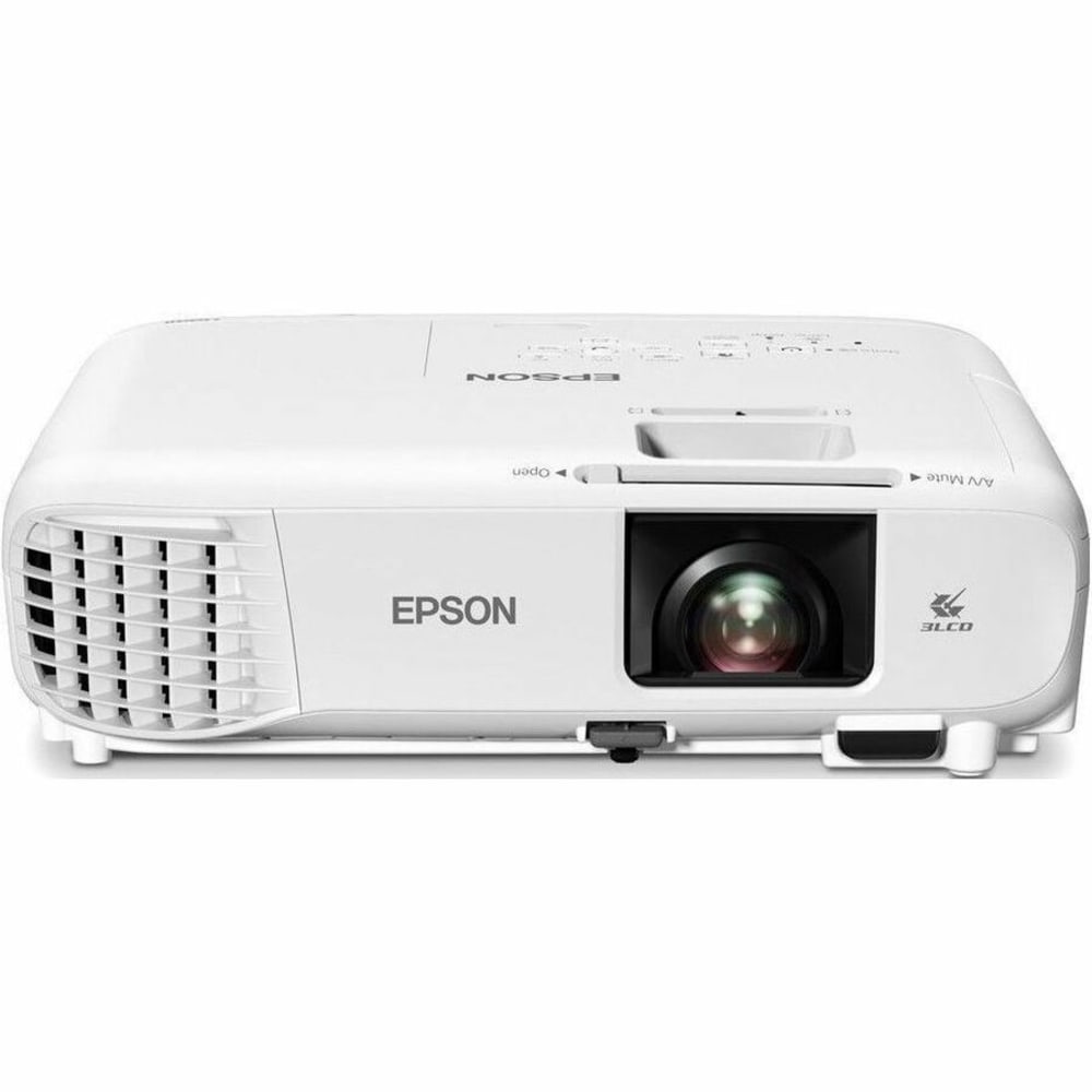 Epson PowerLite E24 3LCD Projector, 16:10, Ceiling Mountable, White, V11HB51020 MPN:V11HB51020