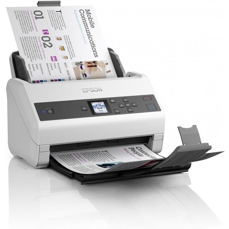 Epson WorkForce DS-870 Color Duplex Work Group Document Scanner, 8.5inH x 11.6inW x 8.3inD, B11B250201 MPN:B11B250201
