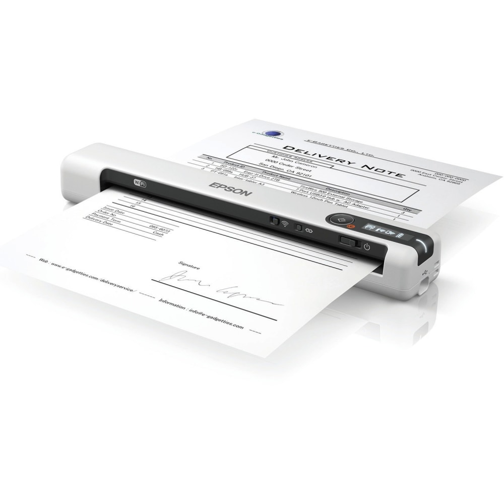 Epson DS-80W Wireless Portable Color Document Scanner, B11B253202 MPN:B11B253202