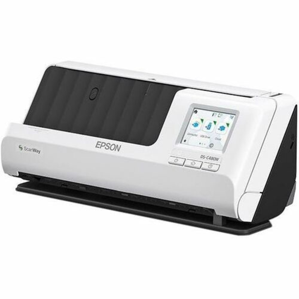 Epson DS-C480W Sheetfed Scanner, 600 dpi Optical, B11B269202 MPN:B11B269202