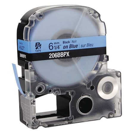 Label Cartridge, Black on Blue, Labels/Roll: Continuous MPN:45WA12