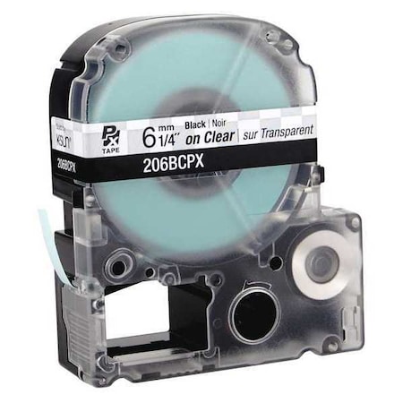 Label Cartridge, Black on Clear, Labels/Roll: Continuous MPN:45WA08
