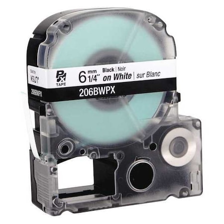 Label Cartridge, Black on White, Labels/Roll: Continuous MPN:45WA09