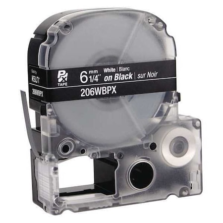 Label Cartridge, White on Black, Labels/Roll: Continuous MPN:45WA11