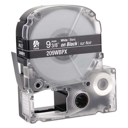 Label Cartridge, White on Black, Labels/Roll: Continuous MPN:45WA17