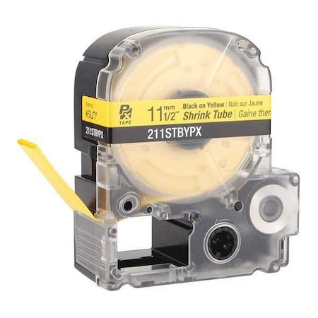 SleeveLabel, Yellow, Polyolefin, 1/2inW MPN:48GE92