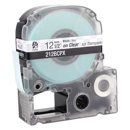 Label Cartridge, Black on Clear, Labels/Roll: Continuous MPN:45WA21