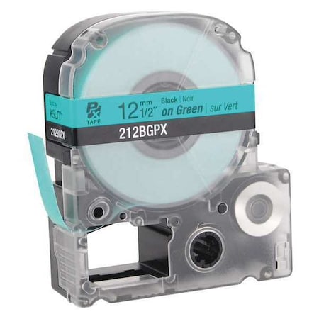 Label Cartridge, Black on Green, Labels/Roll: Continuous MPN:45WA26
