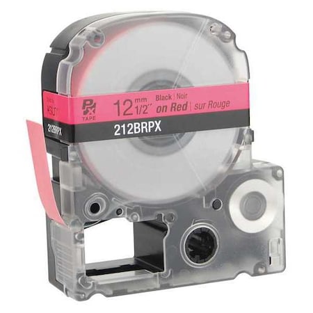 Label Cartridge, Black on Red, Labels/Roll: Continuous MPN:45WA25