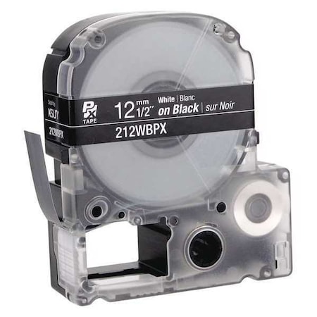 Label Cartridge, White on Black, Labels/Roll: Continuous MPN:45WA23