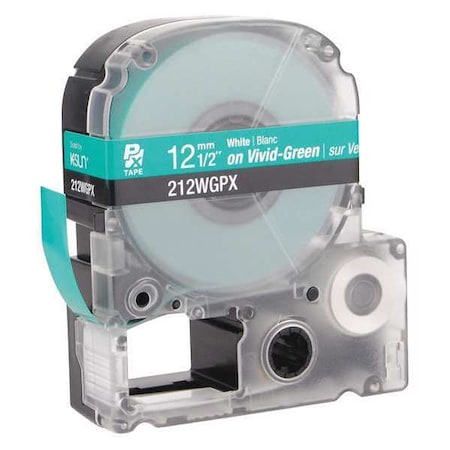 Label Cartridge, White on Green, Labels/Roll: Continuous MPN:45WA28