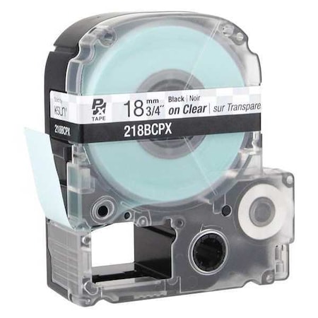 Label Cartridge, Black on Clear, Labels/Roll: Continuous MPN:45WA40