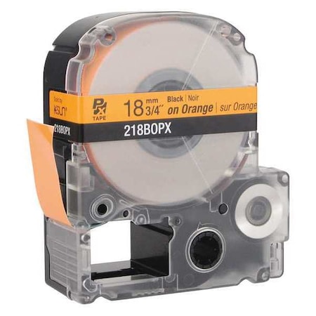 Label Cartridge, Black on Orange, Labels/Roll: Continuous MPN:45WA47