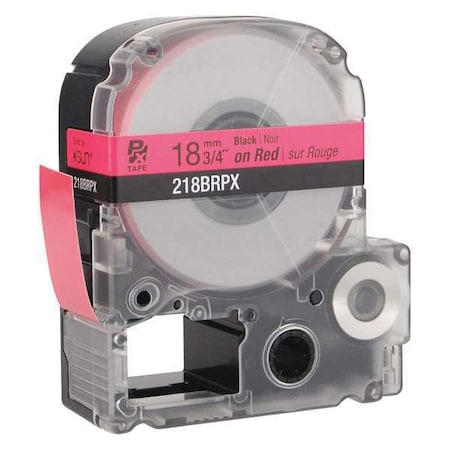 Label Cartridge, Black on Red, Labels/Roll: Continuous MPN:45WA46