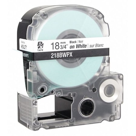 Label Cartridge, Black on White, Labels/Roll: Continuous MPN:45WA41