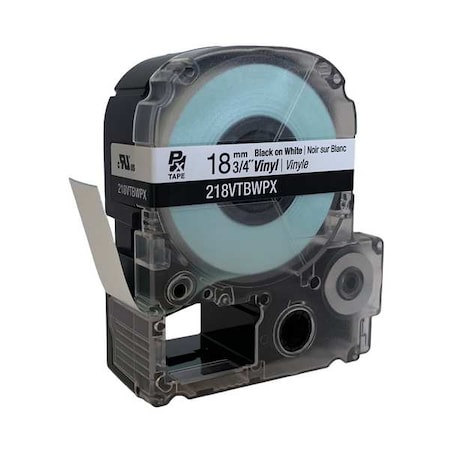 Label/RibbonCartridge, White, Matte, 3/4inW MPN:61UM89