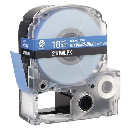 Label Cartridge, White on Blue, Labels/Roll: Continuous MPN:45WA52