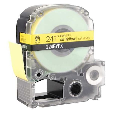 Label Cartridge, Black on Yellow, Labels/Roll: Continuous MPN:45WA56