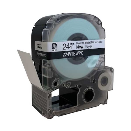 Label/Ribbon Cartridge, White, Matte, 1 in W MPN:61UM91