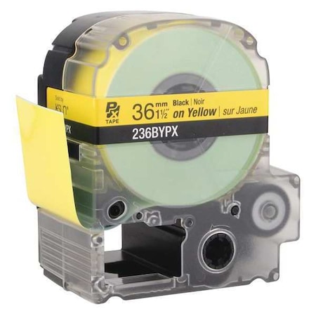Label Cartridge, Black on Yellow, Labels/Roll: Continuous MPN:45WA67
