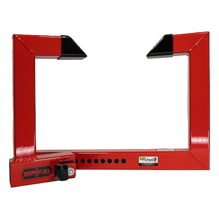 Lock, Hardened Steel, Red MPN:HDWLock