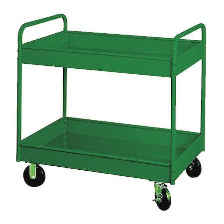 Stock Cart, 2 Shl 500 Lb. Cap 36x24x36, GN MPN:150-GN