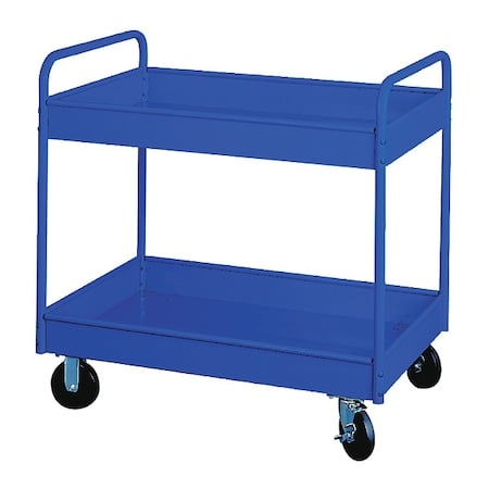 Stock Cart, 2 Shlv 800Lb Cap, 36x24x36, BL MPN:150D-BL