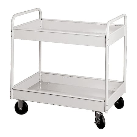 Stock Cart, 2 Shlv 800Lb Cap, 36x24x36, WH MPN:150D-WH