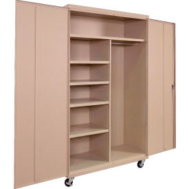 Equipto® Industrial Duty Mobile Combination Cabinet 48