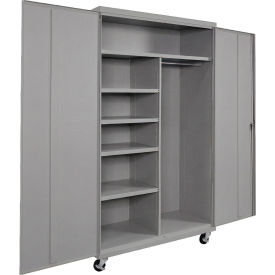 Equipto® Industrial Duty Mobile Combination Cabinet 48