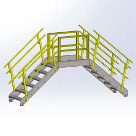 Equipto 1730B04 Cross Over Bridge 42-1/2