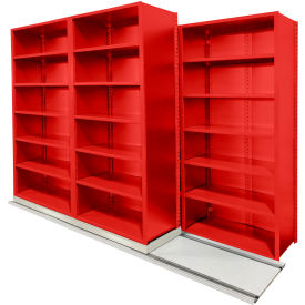 Equipto V-Grip 5 Unit Lateral File High Density Shelving 36