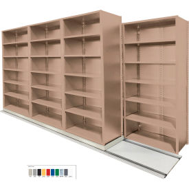 Equipto V-Grip 7 Unit Lateral File High Density Shelving 36