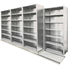 Equipto V-Grip 7 Unit Lateral File High Density Shelving 36