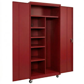 Equipto® Commercial Mobile Janitorial Cabinet 36